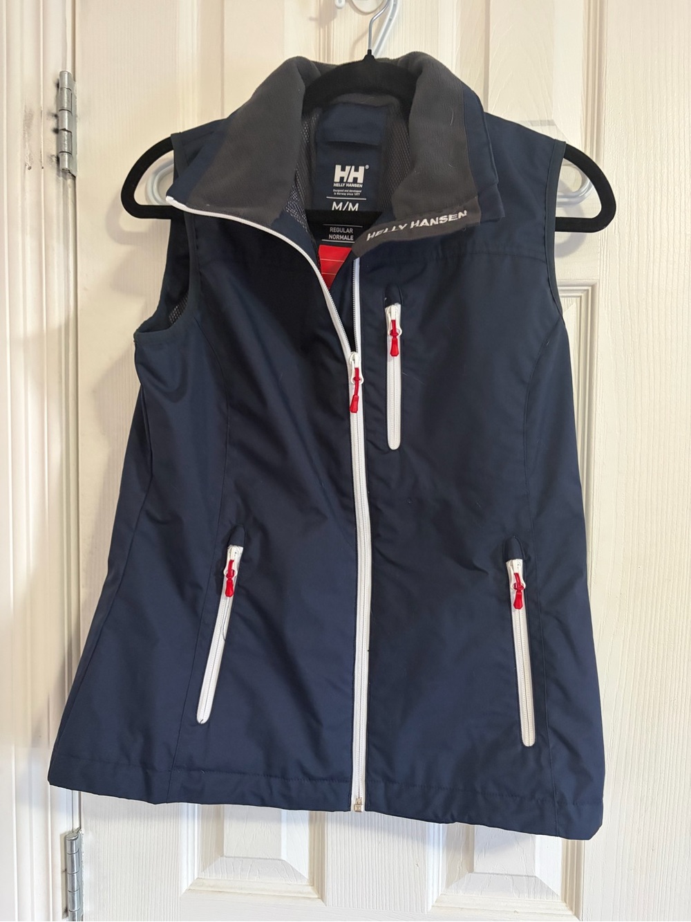 Helly Hansen Navy Vest with Red Accent Trim
